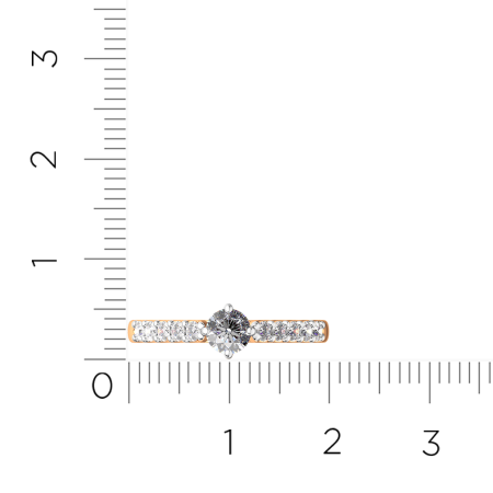 Кольцо 2D00559.14K.R.ZZ