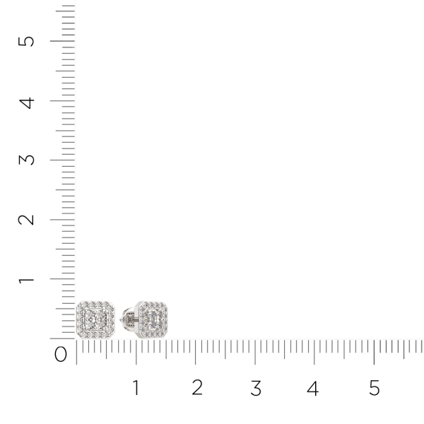 Серьги 3D00433.14K.W Серьги 3D00433.14K.W