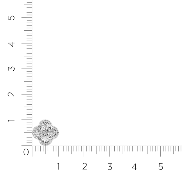 Серьги 3D00434.14K.W Серьги 3D00434.14K.W