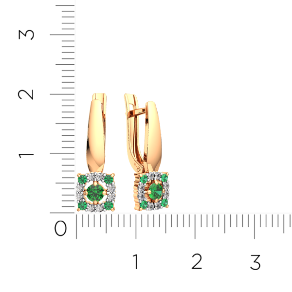 Серьги 3D20123.14K.R.ZZ