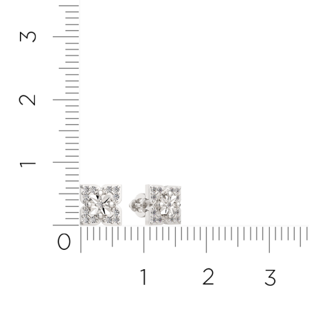 Серьги 3D00567.14K.W.ZZ