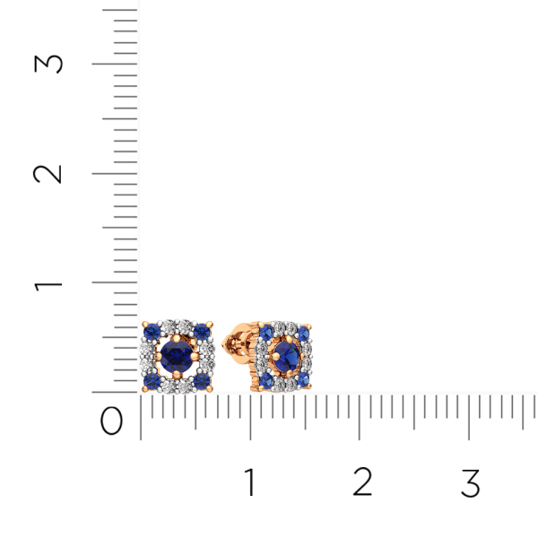 Серьги 3D10122.14K.R.ZZ