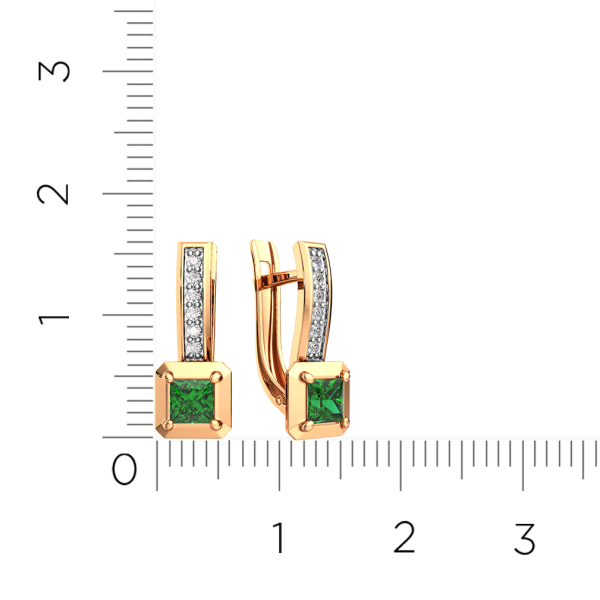Серьги 3D20120.14K.R.ZZ