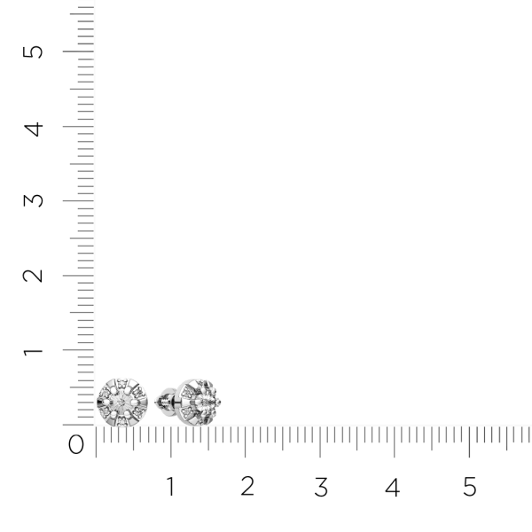 Серьги 3D00361.14K.W.ZZ