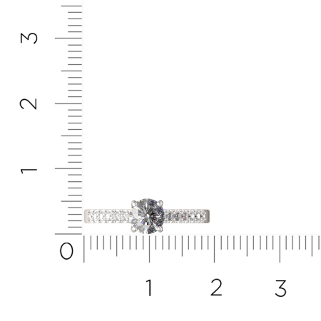 Кольцо 2D00402.14K.W.ZZ