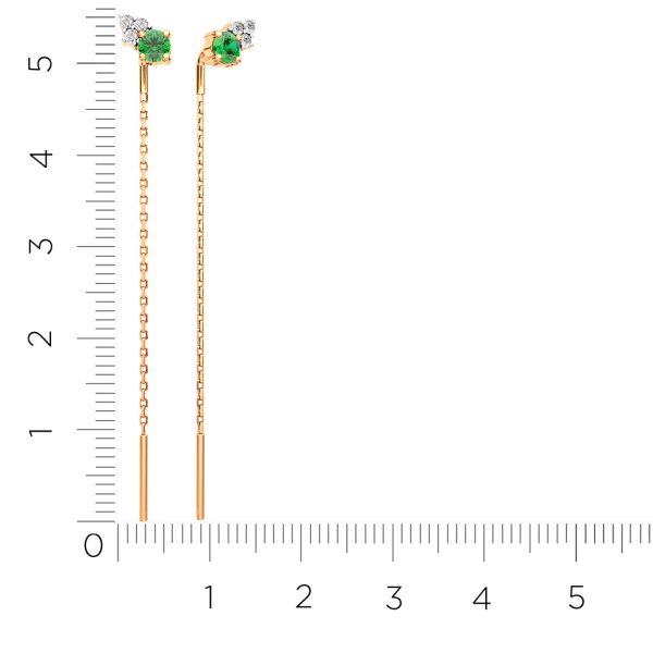 Серьги 3D20182.14K.R