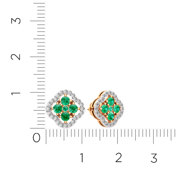 Серьги 3D20246.14K.R.ZZ