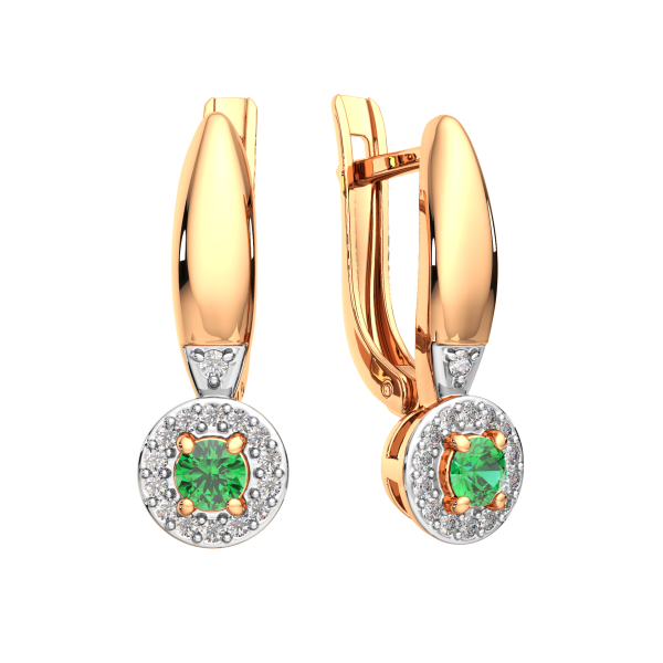 Серьги 3D20154.14K.R.ZZ Серьги 3D20154.14K.R.ZZ