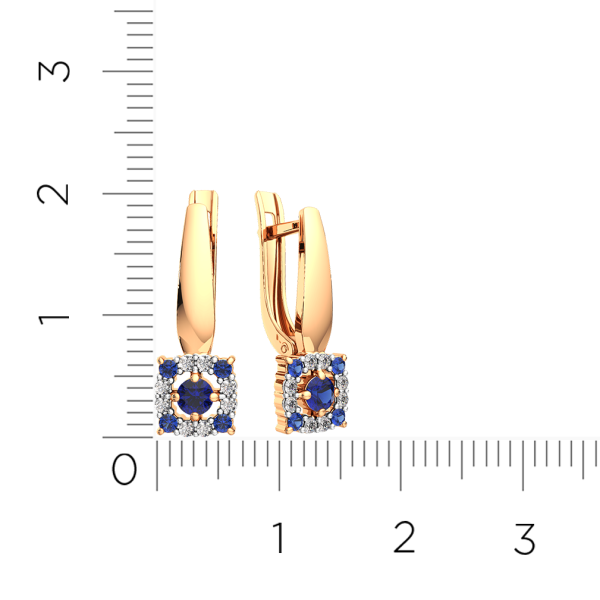 Серьги 3D10123.14K.R.ZZ Серьги 3D10123.14K.R.ZZ