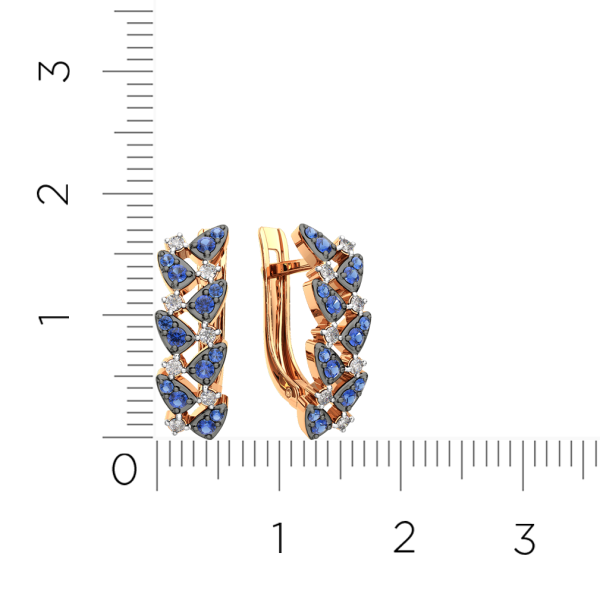 Серьги 3D10174.14K.R.ZZ