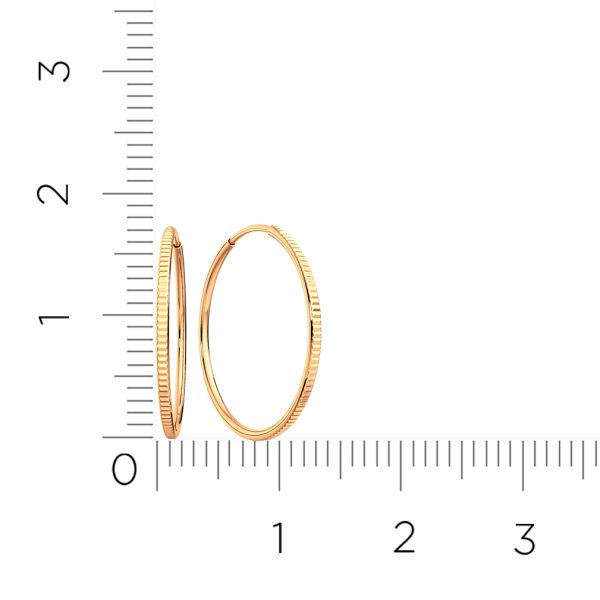 Серьги 371211/1.14K.R Серьги 371211/1.14K.R