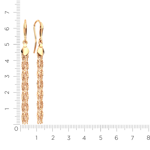Серьги 300196/1.14K.R Серьги 300196/1.14K.R