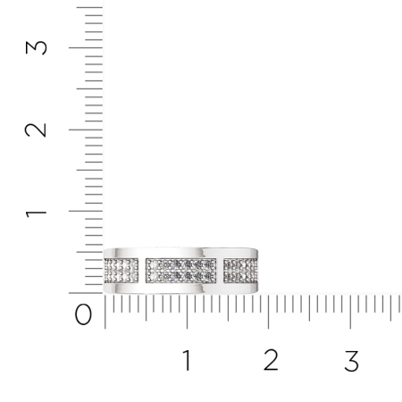 Кольцо 2D00437.14K.W.ZZ