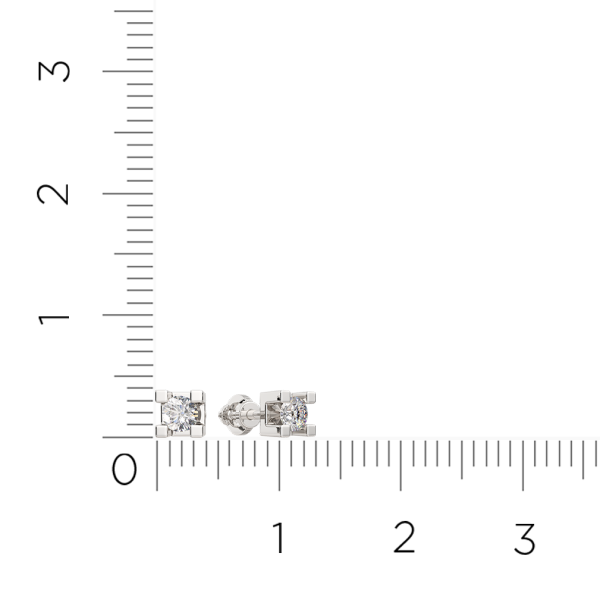 Серьги 3D00107.14K.W