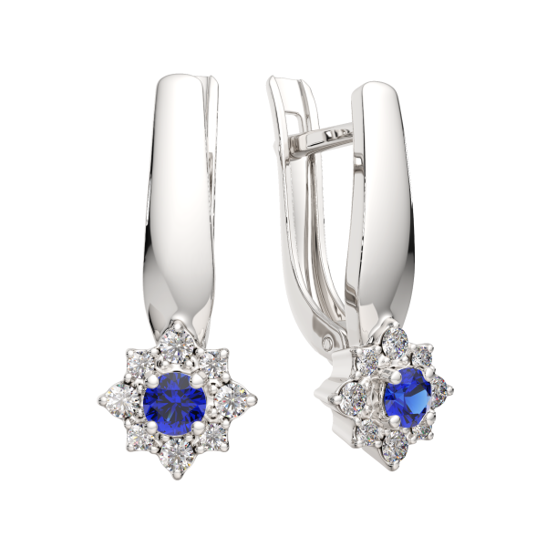 Серьги 3D10142.14K.W.ZZ Серьги 3D10142.14K.W.ZZ