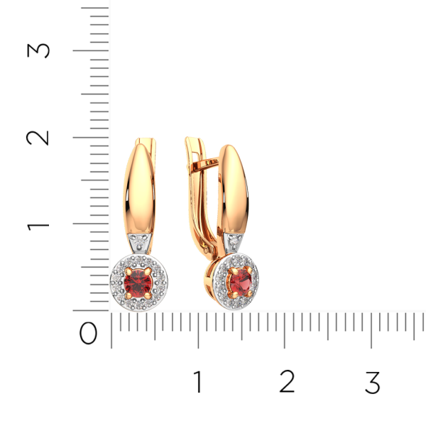 Серьги 3D30154.14K.R.ZZ