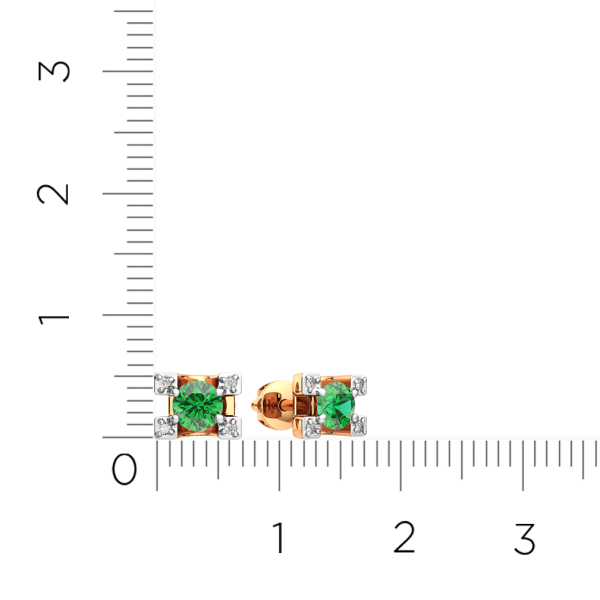 Серьги 3D20110.14K.R.ZZ
