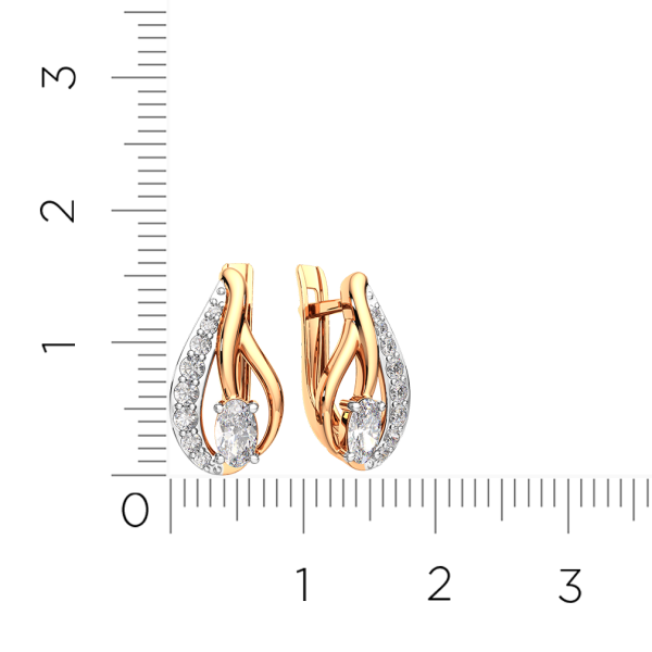 Серьги 3101819.14K.R.ZZ Серьги 3101819.14K.R.ZZ
