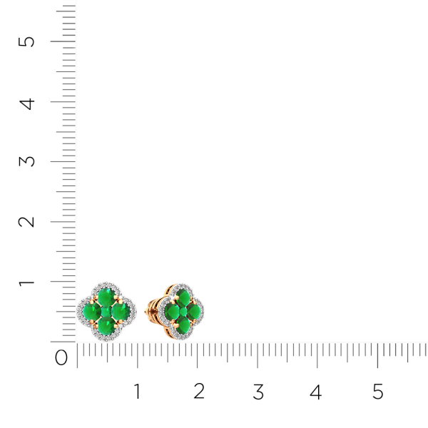 Серьги 3D2098.14K.R