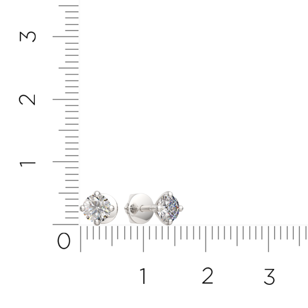 Серьги 3D00521.14K.W Серьги 3D00521.14K.W