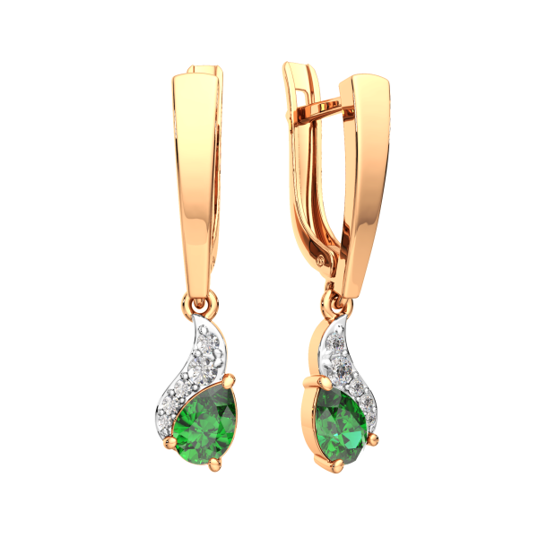 Серьги 3D20128.14K.R.ZZ Серьги 3D20128.14K.R.ZZ