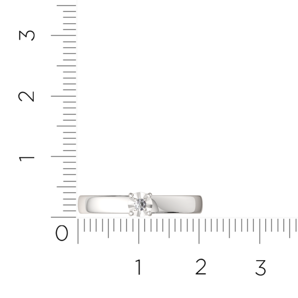 Кольцо 2D00505.14K.W.ZZ