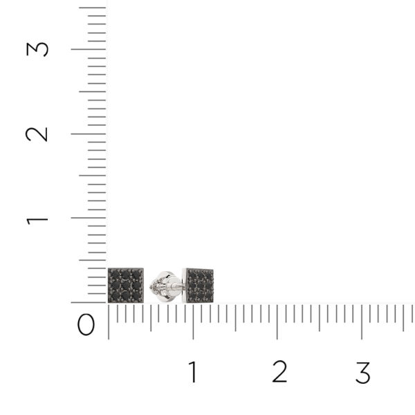 Серьги 3D0052.1.14K.W
