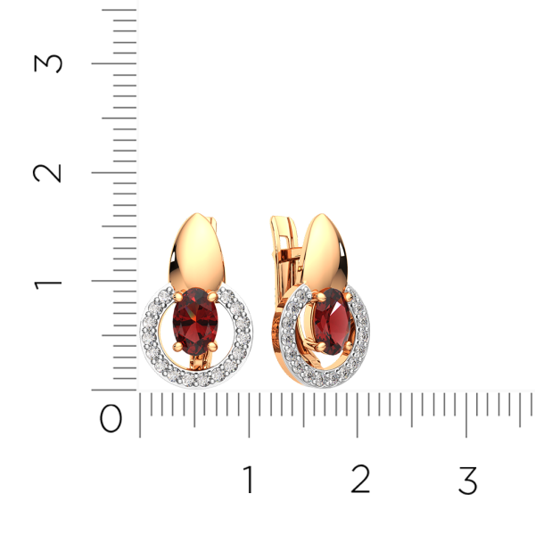 Серьги 3S50205.14K.R.ZZ