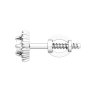 Серьги 3D00358.14K.W.ZZ