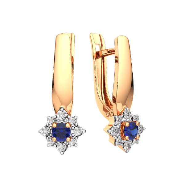 Серьги 3D10142.14K.R.ZZ Серьги 3D10142.14K.R.ZZ