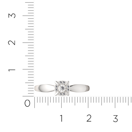 Кольцо 2D00772.14K.W.ZZ